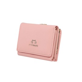 [Honendo] Gamaguchi Wallet Women's Coin Purse Card Holder 3-Fold Folding Compact Bill Holder Single Wallet