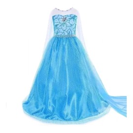 HomeChi Disfraz De Princesa Elsa, Para Niñas, Fiesta De Cumpleaños