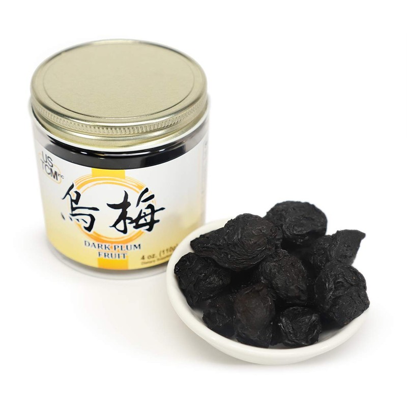 Dark Plum Fruit Smoked Plum Fructus Mume Wu Mei 烏梅