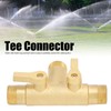 Male Thread G1/2 Tee Joint Ball Valve 3‑Way Pipe Connector