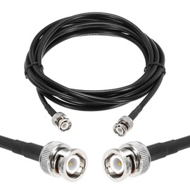 sourcing map 1PCS RG58 Coaxial Cable 10ft/3.0 M, BNC Male to BNC Male Coax Cable 50 Ohm Low Loss Cable for CB Radio, Ham Radio, Antenna Analyzer