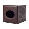 Antique Leather Square Tissue Box Cover/Holder,RHCSZ Table Napkin Case Dispenser,Facial