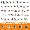 [Set of 100] Realistic Dinosaur Sticker Set, Tyrannosaurus, Triceratops, Ancient