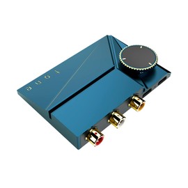 Khadas Digital to Analog Audio Converter Tone2 DAC Hi-Fi Mini Desktop DAC with Balanced RCA, ES9038Q2M, DSD512 (Native), PCM768, XMOS XU208, Hi-RES Audio DAC, S/PDIF Input (Dream Blue)