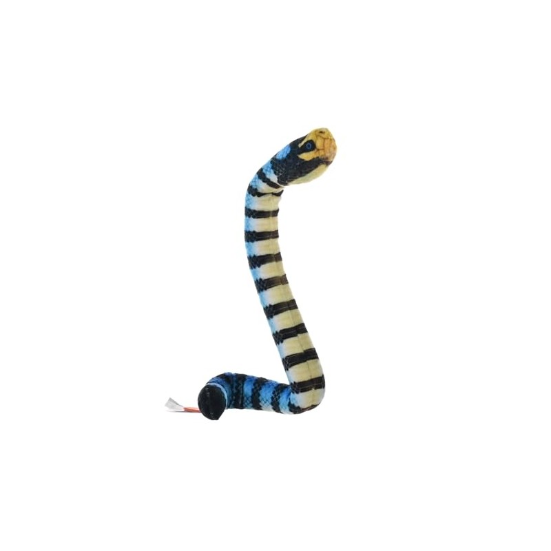 Wild Republic Coilkins Yellow Lipped Sea Snake Stuffed Animal -
