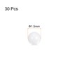 QUARKZMAN Zirconia Ceramic Balls 1.5 mm Diameter G10 ZrO2 White
