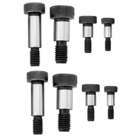 The Lord of the Tools 20Pcs Socket Shoulder Bolts M5 M6 M8 M10 Hexagon12.9 High Tensile Carbon Steel Shoulder Bolts for Textile Hydraulic Machinery Industries