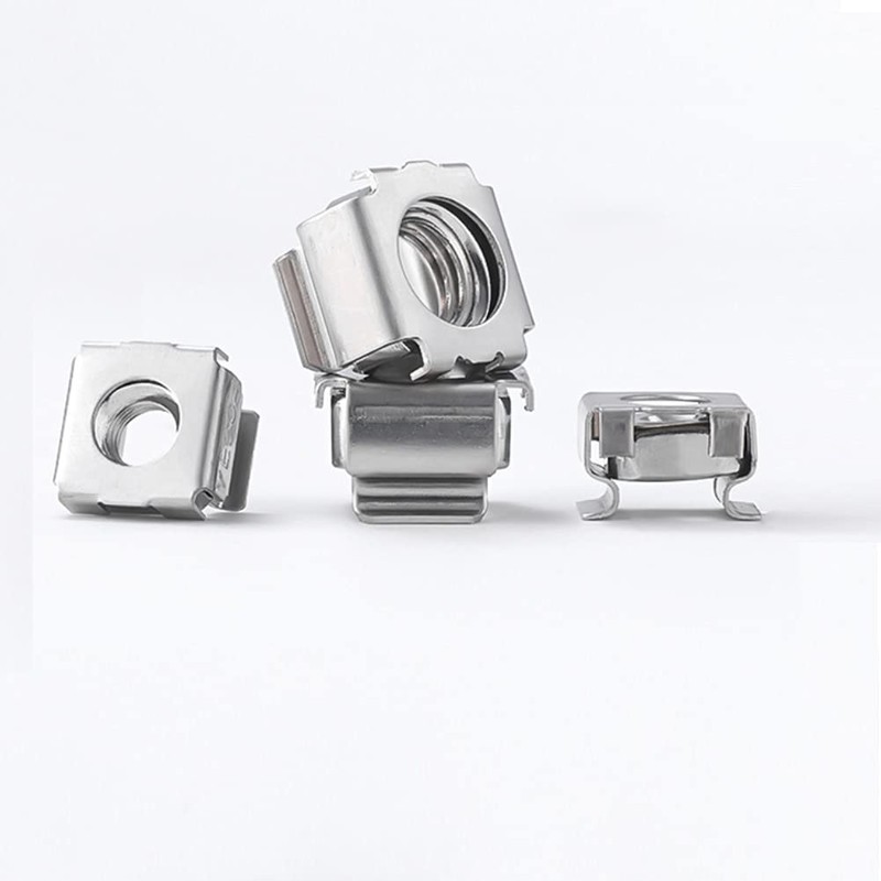 BOZONLI M4 Cage Nuts, Stainless Steel Captive Nuts, Mounting Cage