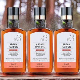 Laip Hair Styling Hair Softness R3 Argan Oil Hair Essence Grapefruit 3 Pieces 100ml / 라입 헤어스타일링 모발부드러움 R3 아르간오일 헤어에센스 자몽 3개 100ml