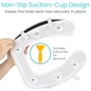 Vive Toilet Seat Riser for Seniors - Universal Fit -