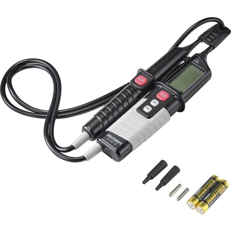 VOLTCRAFT VC-65 SE Two-Pole Voltage Tester CAT III 1000 V,