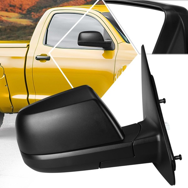 [Right/Passenger Side] Factory Style Manual Adjust Side View Door Mirror