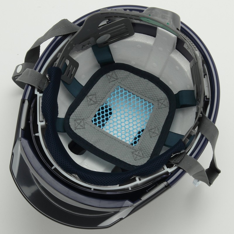 Sumibe Techno Plastics Helmet KKC3 Series With Ventilation, Transparent Visor,