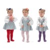 EPEIUS Little Kids Girls Seamless Cable Knitted Solid Cotton Tights