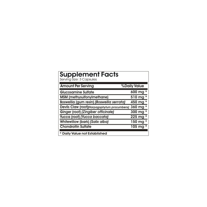 Triple Strength Advanced Joint Support // 180 Capsules // Pure