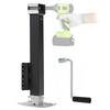 BEAMNOVA 8000 lbs Trailer Jack, Drill-Powered/Manual, Bolt-On Side Mount Swivel