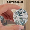 ZOFUN 50 Pcs Rock for Painting, 3 mm Round rock