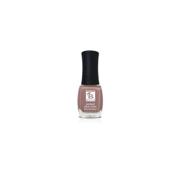 BARIELLE Protect Plus Color Nail Polish - No not Now, A Sheer Toffee Nail Color with Prosina .45 ounces