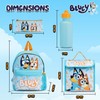 Bluey Backpack 4 Piece School Set with Lunch Bag, Water