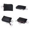 ZENSE - Black Leather Wallet & Keyring ZA0011, black