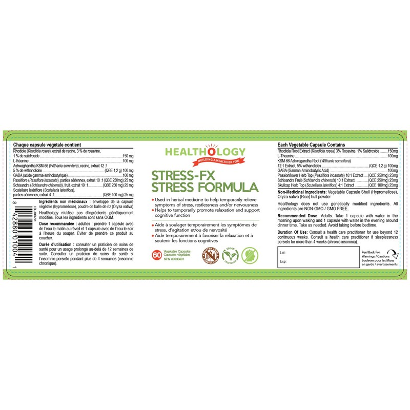 Healthology STRESS-FX | Stress Relief & Anti Anxiety Supplement With