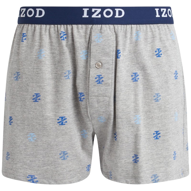 IZOD Mens Boxer Shorts - 4 Pack Performance Knit Cotton