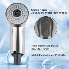 Pull-Out Spray Wand for Grohe Parts 46312SD0 / 46298SD0, Replacement for Grohe Pull Out Kitchen Faucet Parts, RealSteel
