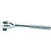 Koken 3/8 (9.5 mm) SQ. Compact Ratchet Handle (Knurled Grip), Total Length 4.9 inches (125 mm), 2749N-3/8