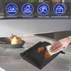 Black Air Fryer Cover for Kitchen Counter,Heavy Duty Heat-Resistant Dust