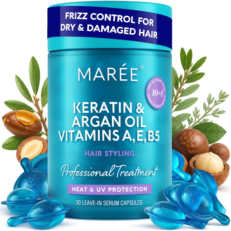 MAREE Suero Capilar Para Cabello Crespado Y Dañado - Cápsulas