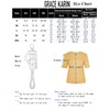 GRACE KARIN Ladies Summer Button-up Knitted Top Crew Neck Lightweight