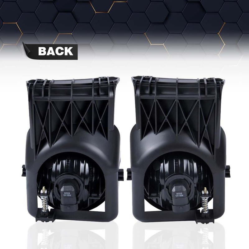 Fog Lights Pair Compatible with GMC Sierra 1500 2500 3500