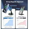 2 Pack Magnetic Wireless Charger Stand 15W Fast Magnetic Charger