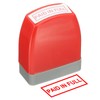 PATIKIL Paid in Full Notice Stamp Self Inking, Red Ink