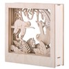 Rayher Shadow Box Building Kit with Sloth Design, 3D Scenery,