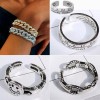 Dolores Cadena Hombre Cubana Diamant Esclava Pulsera Caballer Anillo