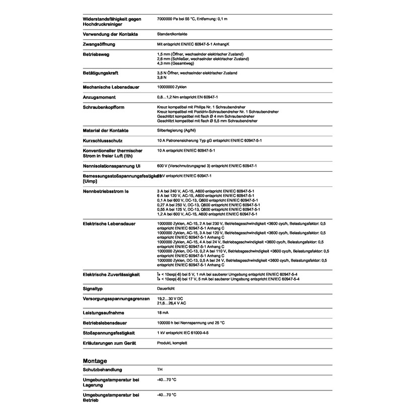 Schneider XB5AW36B5 Light Push Button Blue Flat 1NC + 1NC