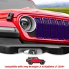 Front Grille Mesh Inserts Grill Decoration Exterior Accessories Compatible with