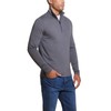 Weatherproof Vintage Mens Long-Sleeve Quarter-Zip Fleece Sweater (Grey, X-Large)