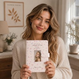 Álbum para photocards Kpop A5 de 6 anillas con 30 páginas de bolsillo y 240 ranuras, con cubierta de cuero sintético, ideal para tarjetas coleccionabl