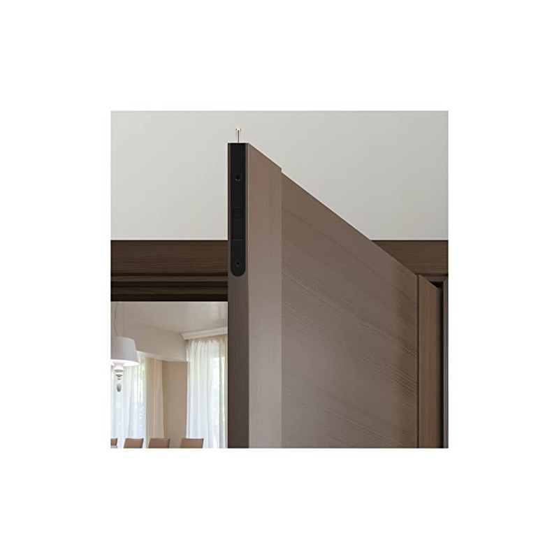 Nuk3y Heavy Duty 7-Inch Solid Brass Flush Bolt (Matte Black)