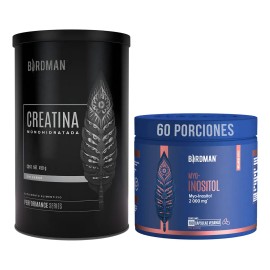 Creatina Micronizada 450g + 180 Cáps Inositol Myo D-chiro
