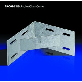 Dock Edge Floating Dock Heavy Duty Anchor Chain Corner, Galvanized