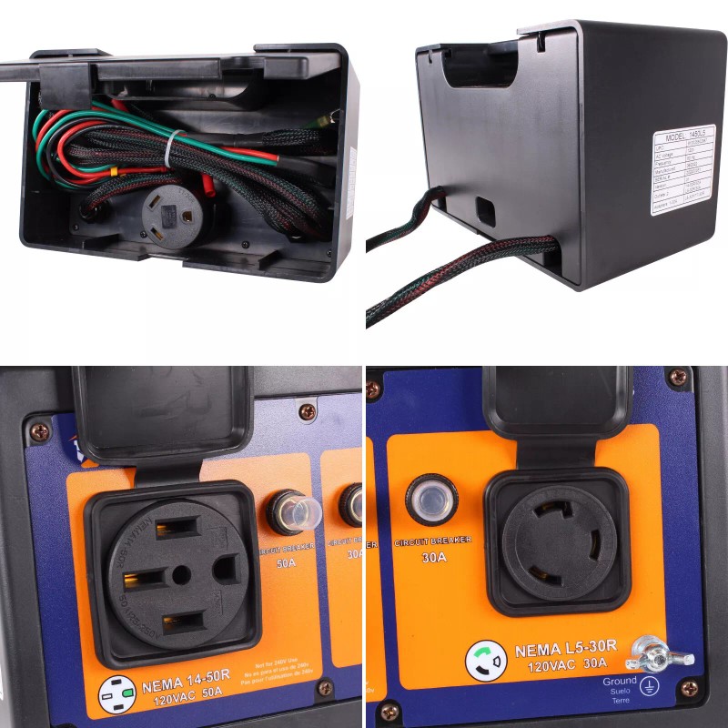 JOURNEYMAN PRO RV 30A 50A Amp Inverter Generator Parallel Companion