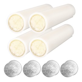 Membrane Solutions S2 Water Filter Straw Replacement Filter Elements, 0.1 Micron 4-Stage Water Purifier Survival Gear, Removable Portable Water Purification Straw(4 Pack)