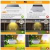 UniqueFire Solar Gutter Lights Outdoor, 40 LEDs Bright Solar Powered