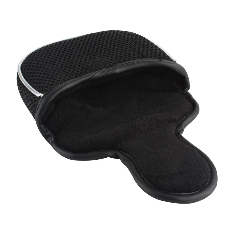 Andux Golf Putter Cover Square Mesh Putter Headcover MT/TG14 (Black)