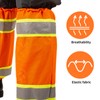 YUNCHONGuk Reflective Two Tone Mesh Leg Gaiters, Adjustable Leg Gaiters,