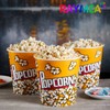 Recipientes de plástico para palomitas de maíz de estilo retro
