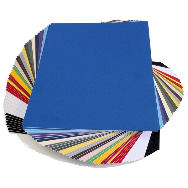 topseller100, Pack of 50 sheets 11x14 UNCUT mat matboard MIX